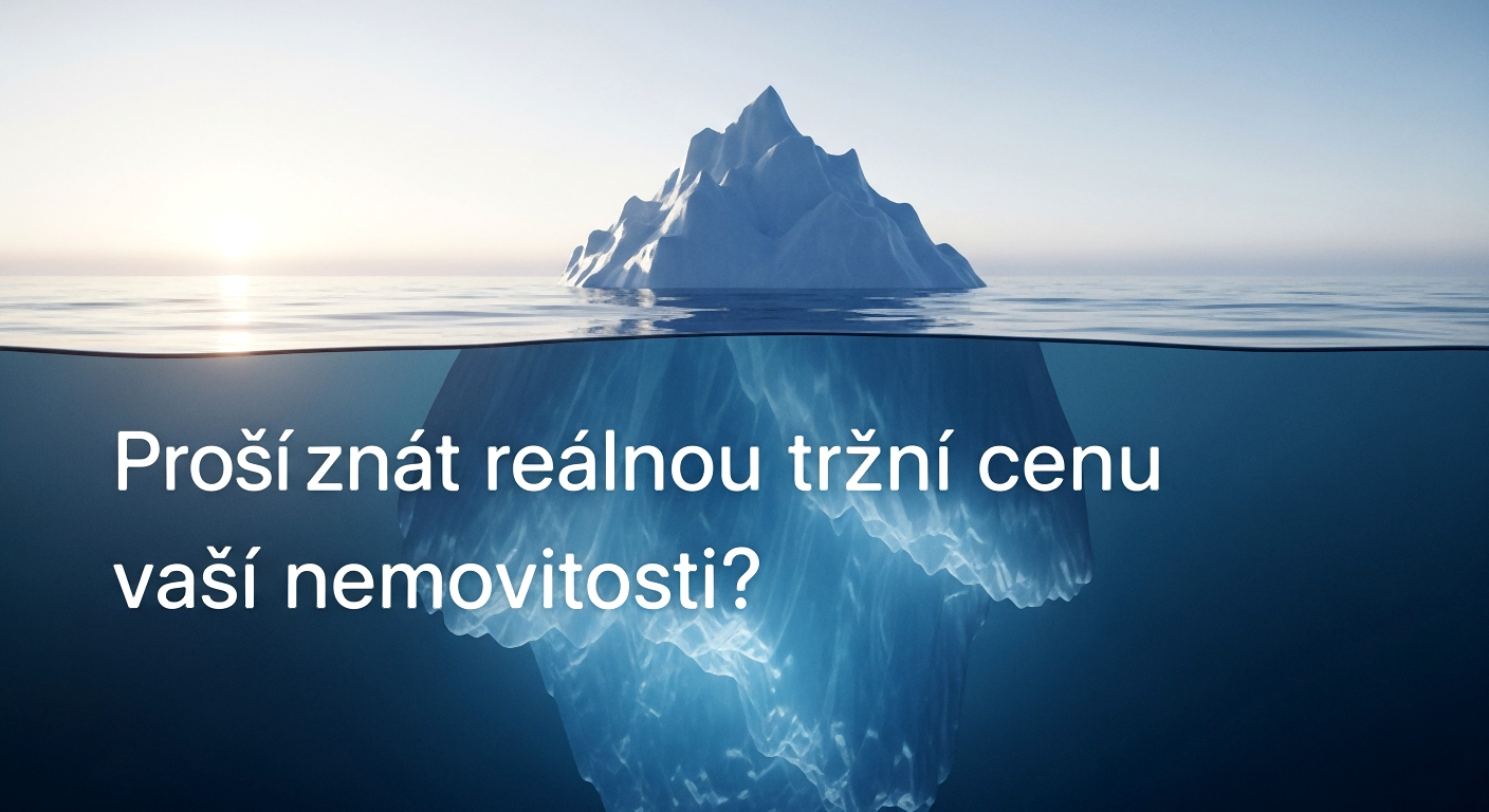 Ruka držící dům na pozadí grafu